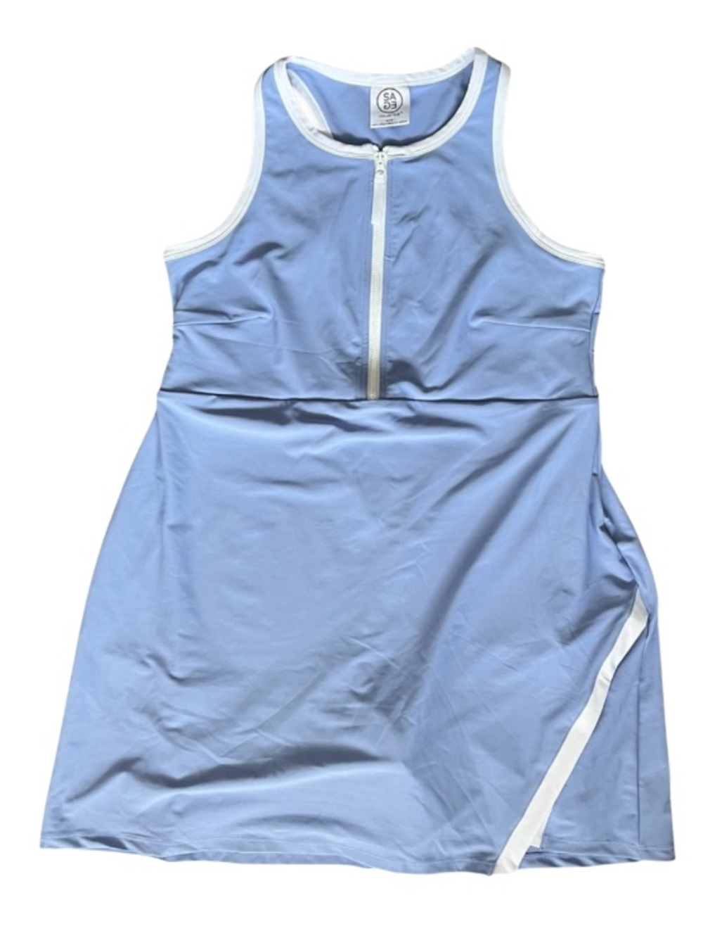 SAGE Collective Active Dress with Inner Shorts Periwinkle Size XL